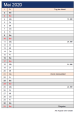 Dynamischer (ewiger) Jahreskalender mit allen Feiertagen (DACH) in Excel